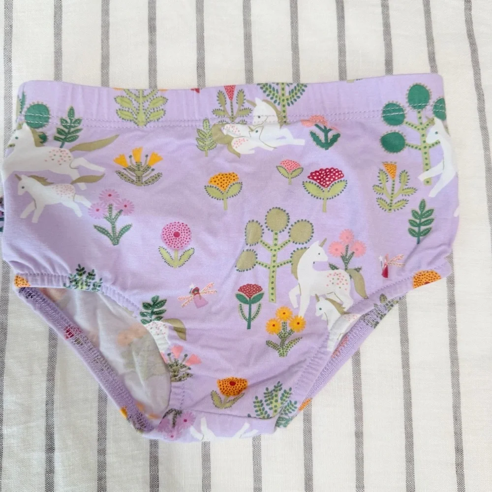 Magnetic Me Floral Unicorn‎ Baby Dress with Bloomers